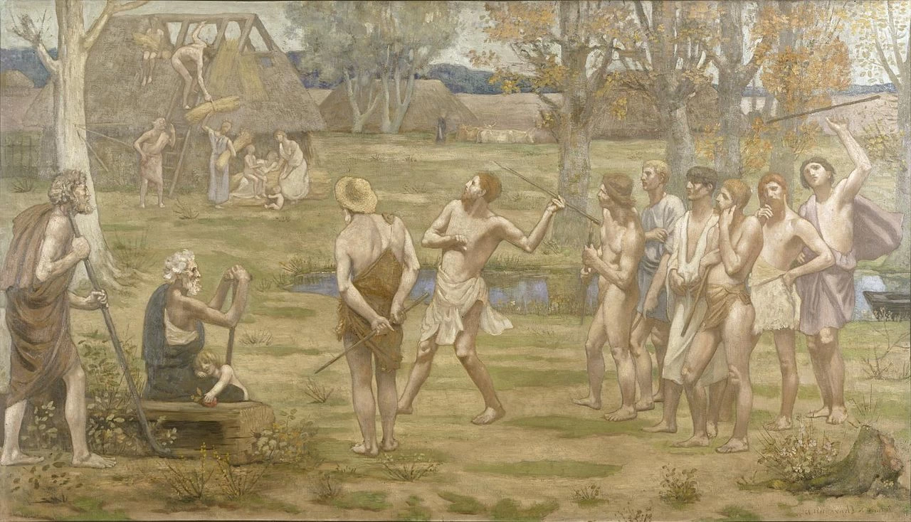 Pierre Puvis de Chavannes - Ludus pro patria, giochi patriottici, Walters Art Museum, Baltimora
